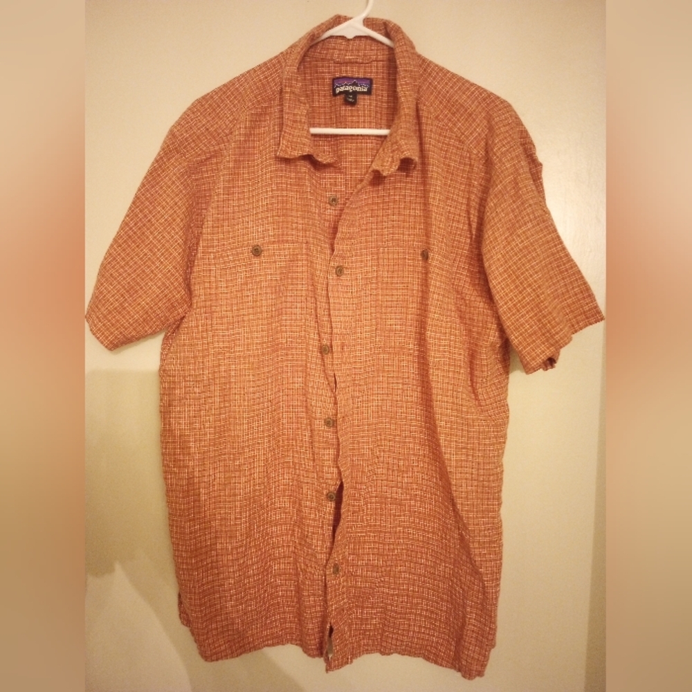 Patagonia Men's Step Back Short Sleeve Button Down Shirt